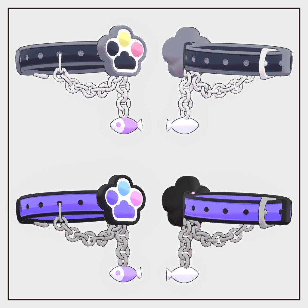 【汎用小物】にくきゅうチョーカー