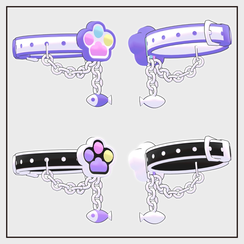 【汎用小物】にくきゅうチョーカー