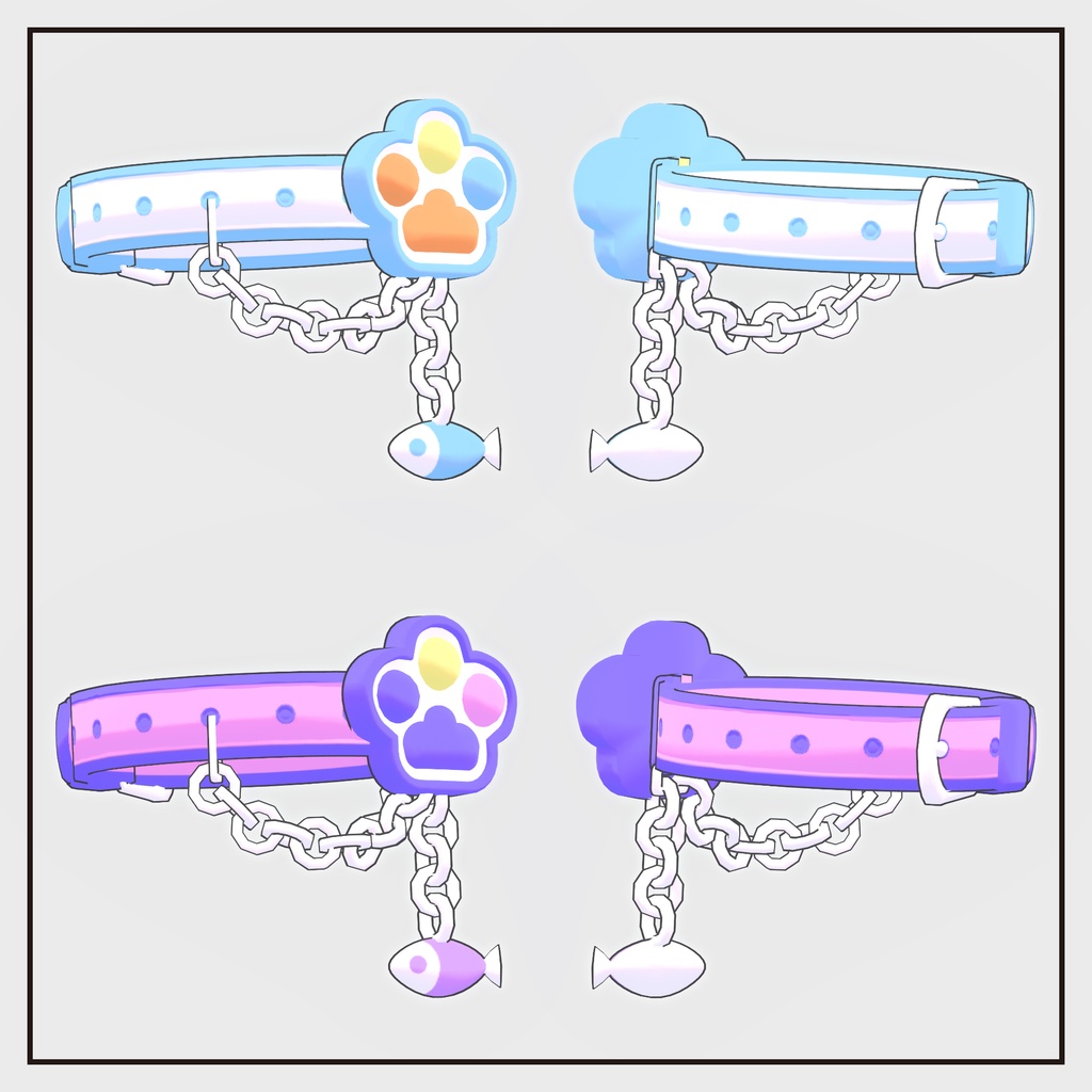 【汎用小物】にくきゅうチョーカー