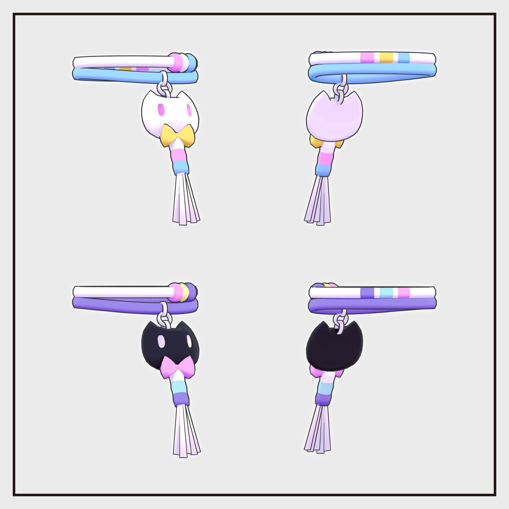 【汎用小物】サマーキャットチョーカー