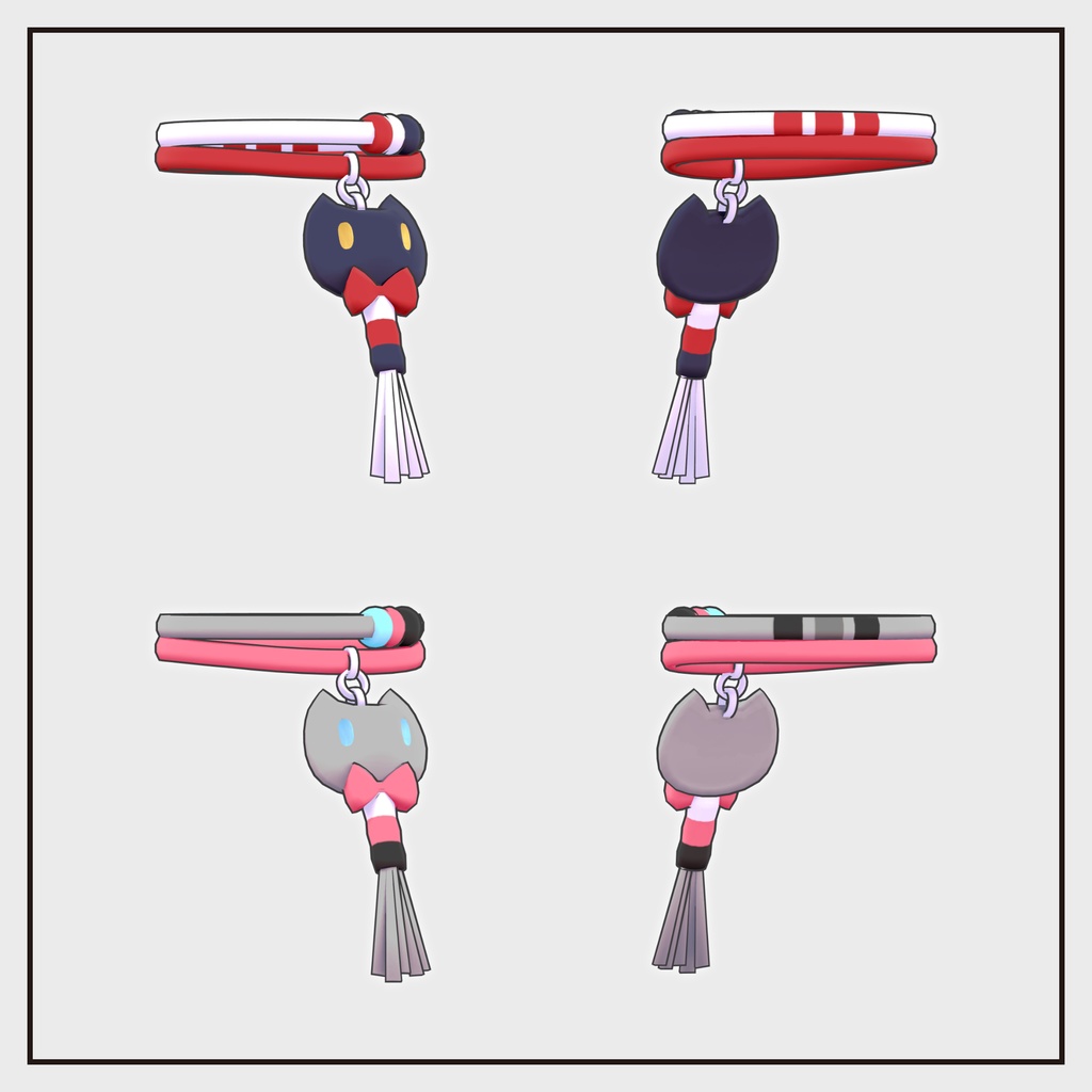 【汎用小物】サマーキャットチョーカー