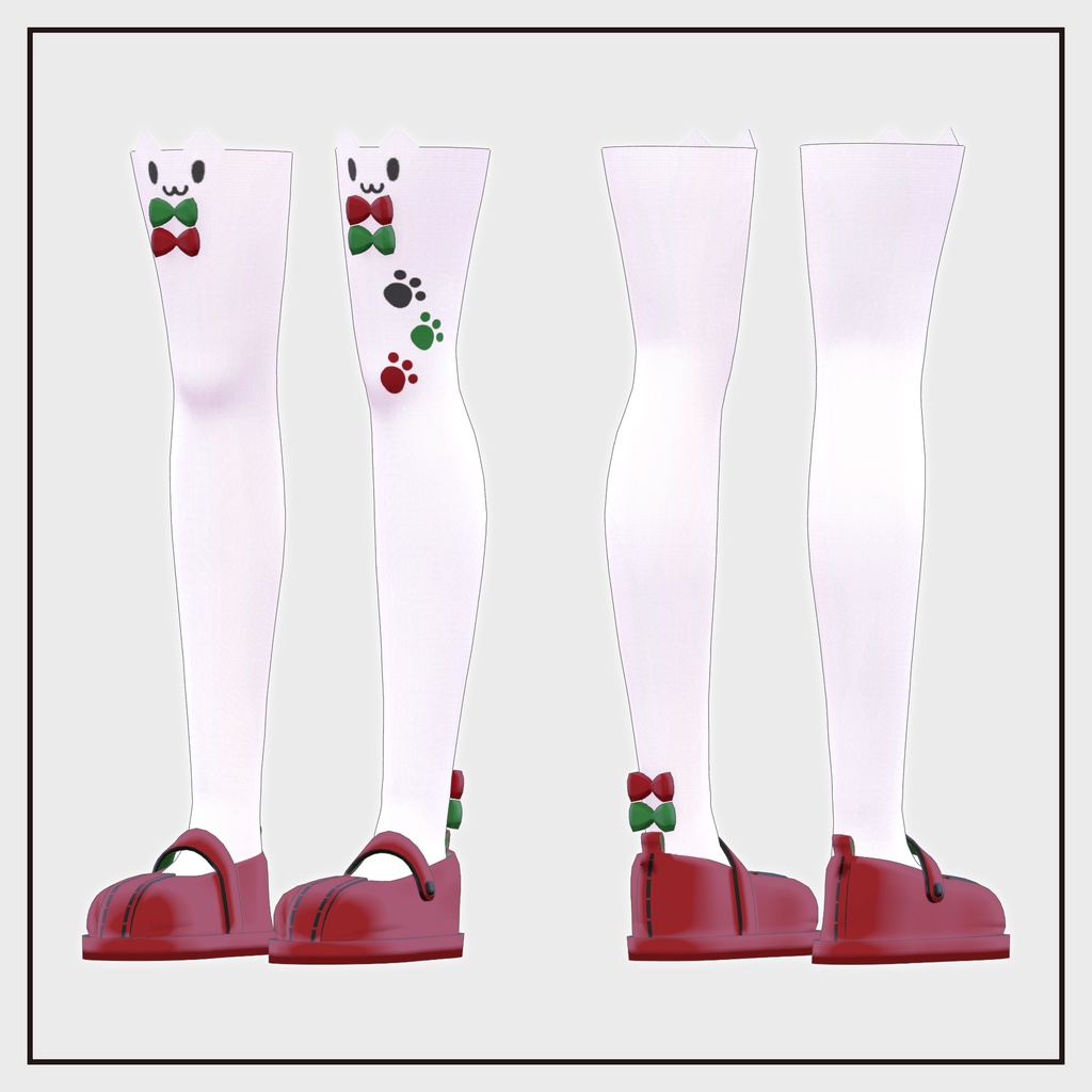 Knee-high & strap shoes v2.3