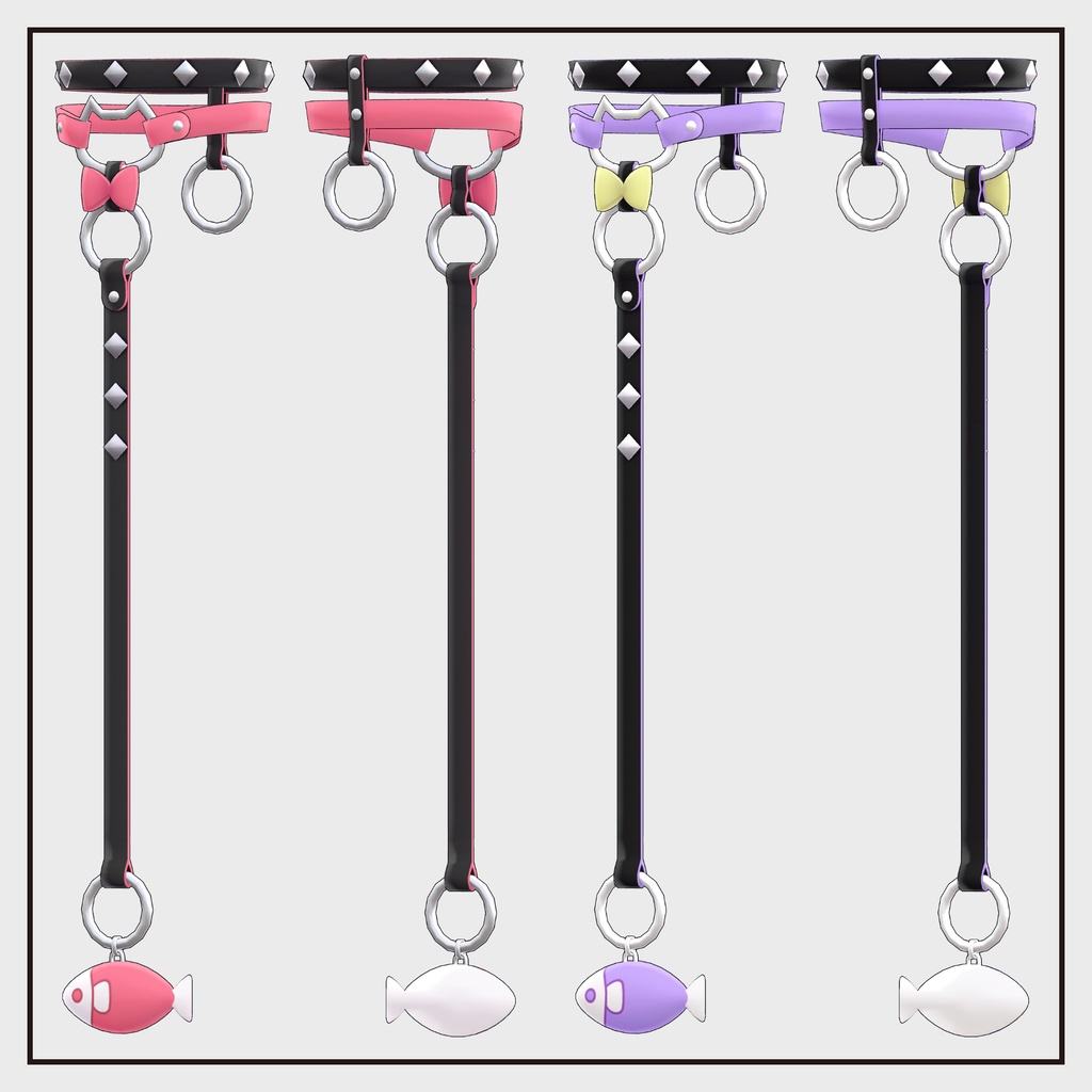 【汎用小物】伸びるハーネスチョーカー v.1.1