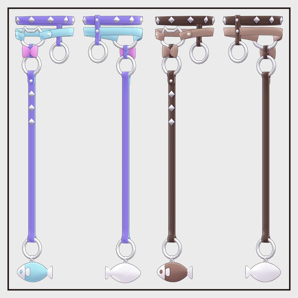 【汎用小物】伸びるハーネスチョーカー v.1.1