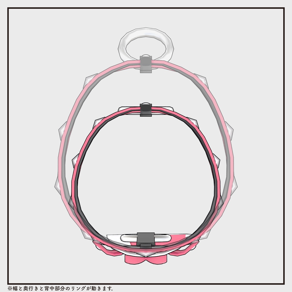 【汎用小物】伸びるハーネスチョーカー v.1.1