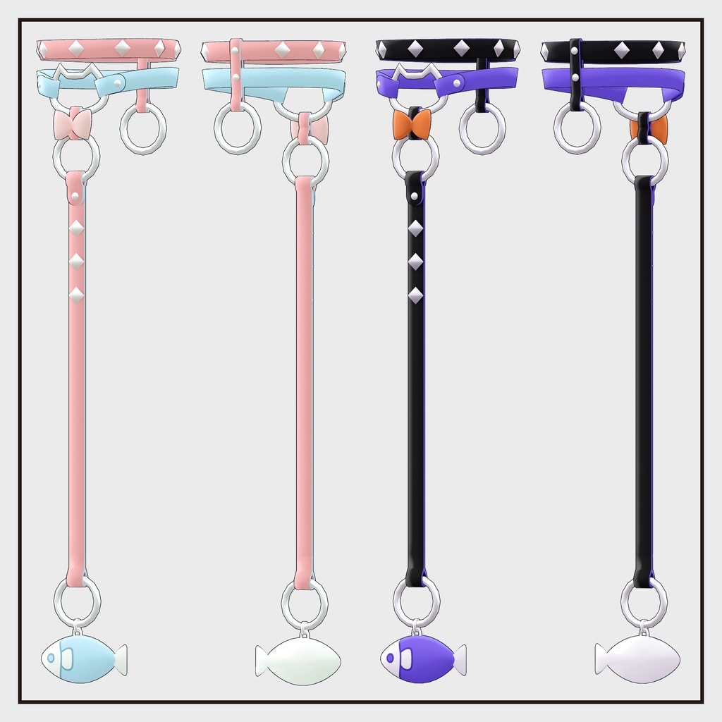 【汎用小物】伸びるハーネスチョーカー v.1.1