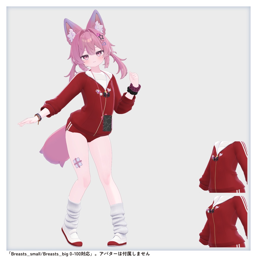 【衣装 / 靴】バーチャルギャルみ体操着 v1.08【Wear / Shoes】