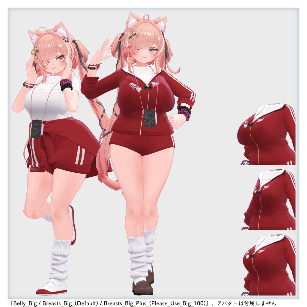 【衣装 / 靴】バーチャルギャルみ体操着 v1.04【Wear / Shoes】