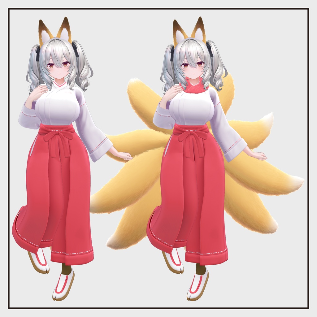 【12/31まで期間限定販売】敬虔ジャージシスター&おきつねらくらく巫女衣装フルセット【5300→3500】