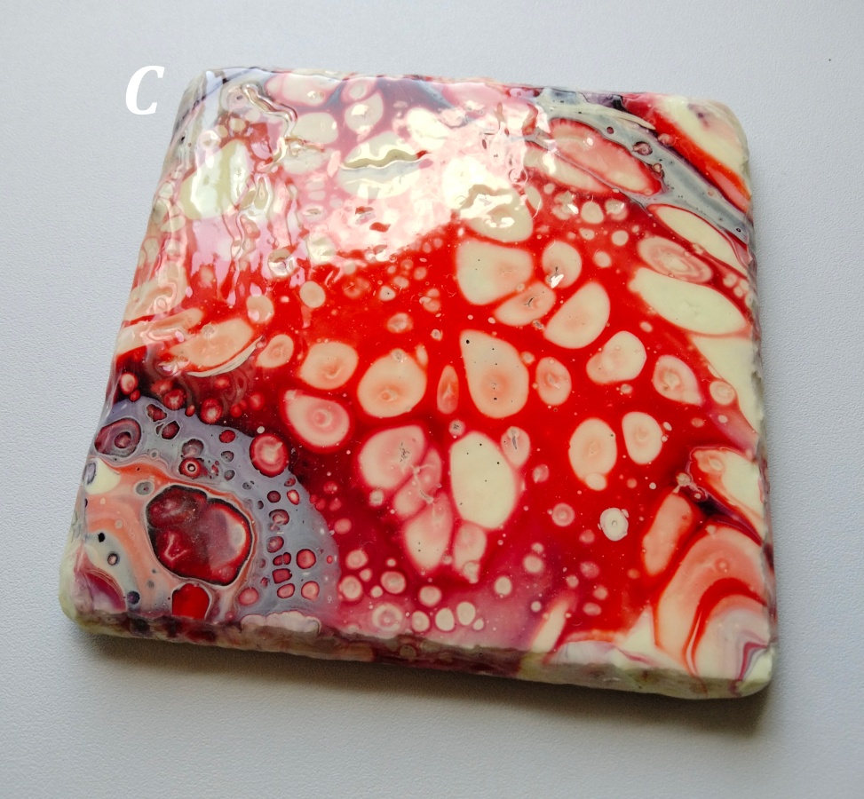 フルイドアート ミニ原画 berry milk