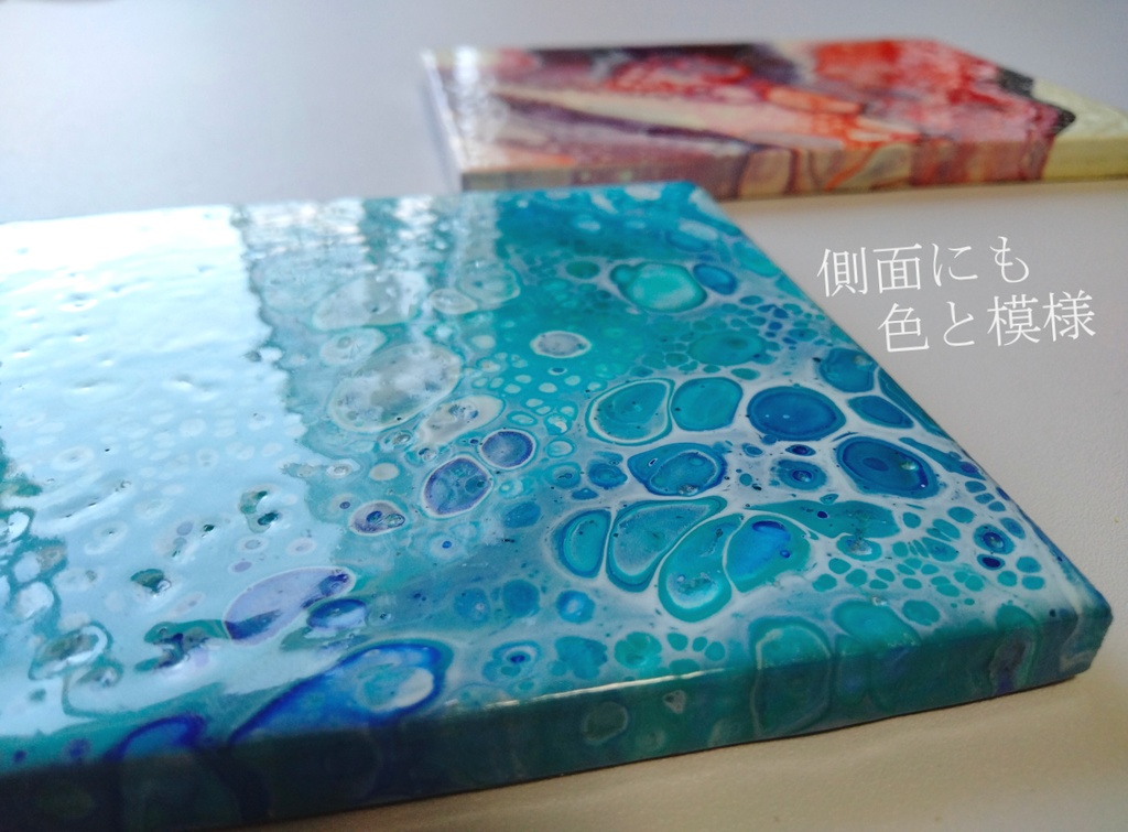 フルイドアート ミニ原画 ラムネ水/雅