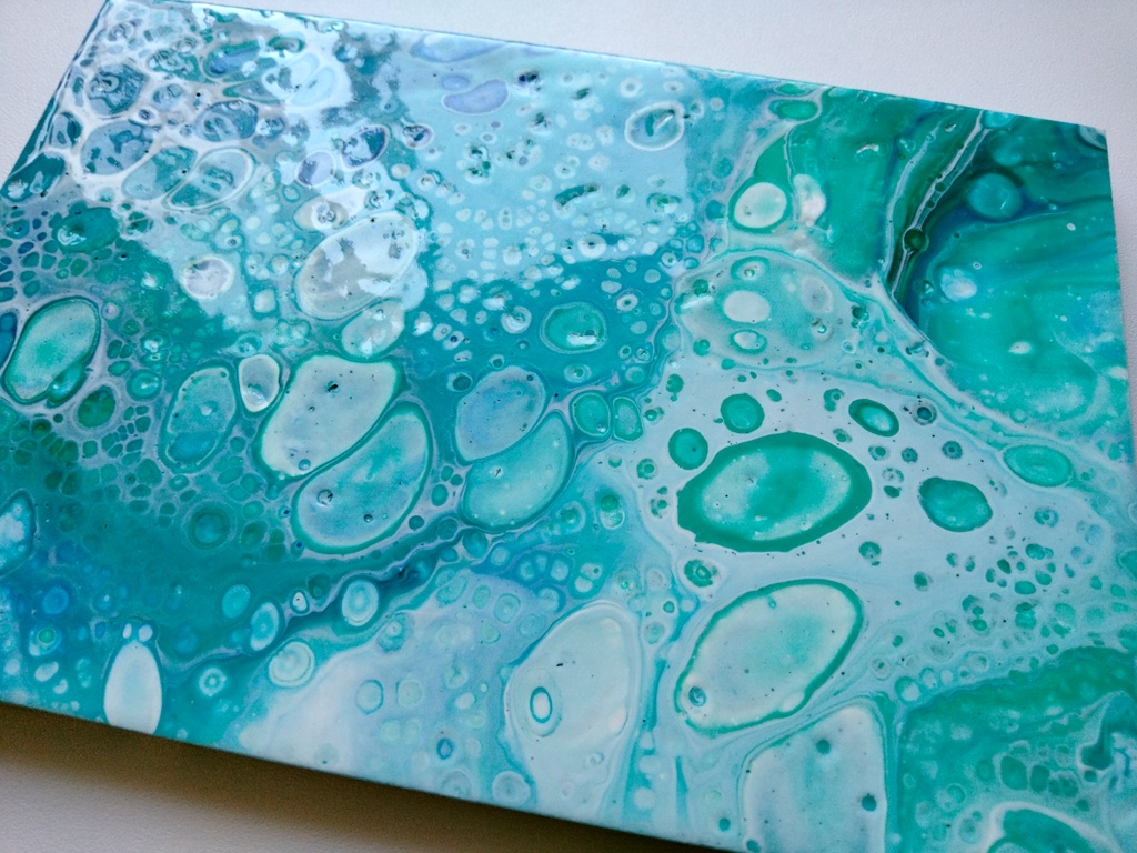 フルイドアート ミニ原画 ラムネ水/雅