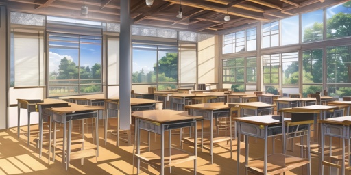 【背景10枚】Anime_School_Classroom_Pack|高解像度・商用可(Vtuber/TRPG/ゲーム向け)
