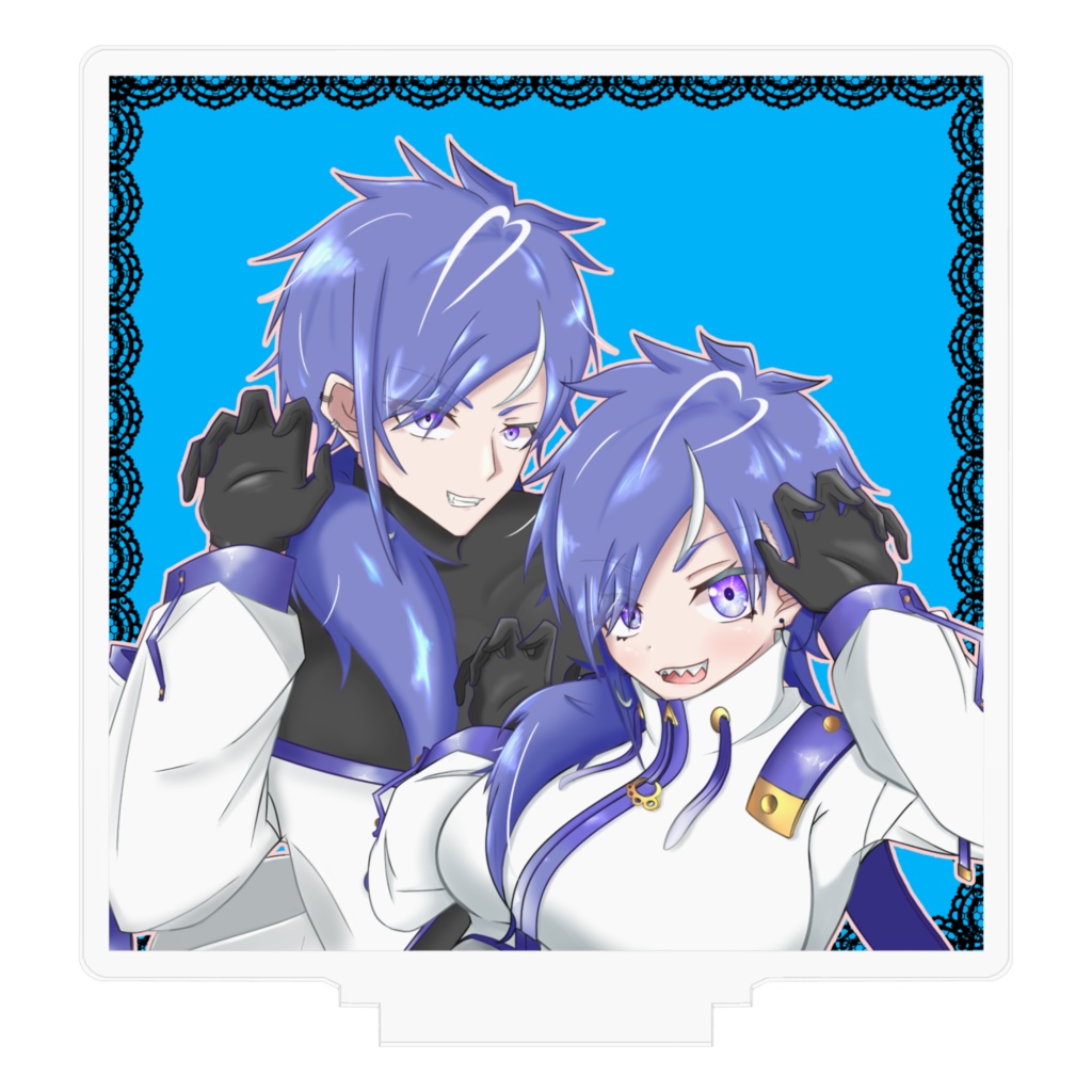 三ヶ月記念アクリルスタンド 2人Ver.