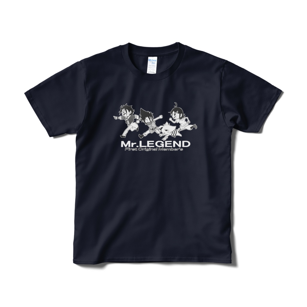 ミニキャラTシャツ ネイビー