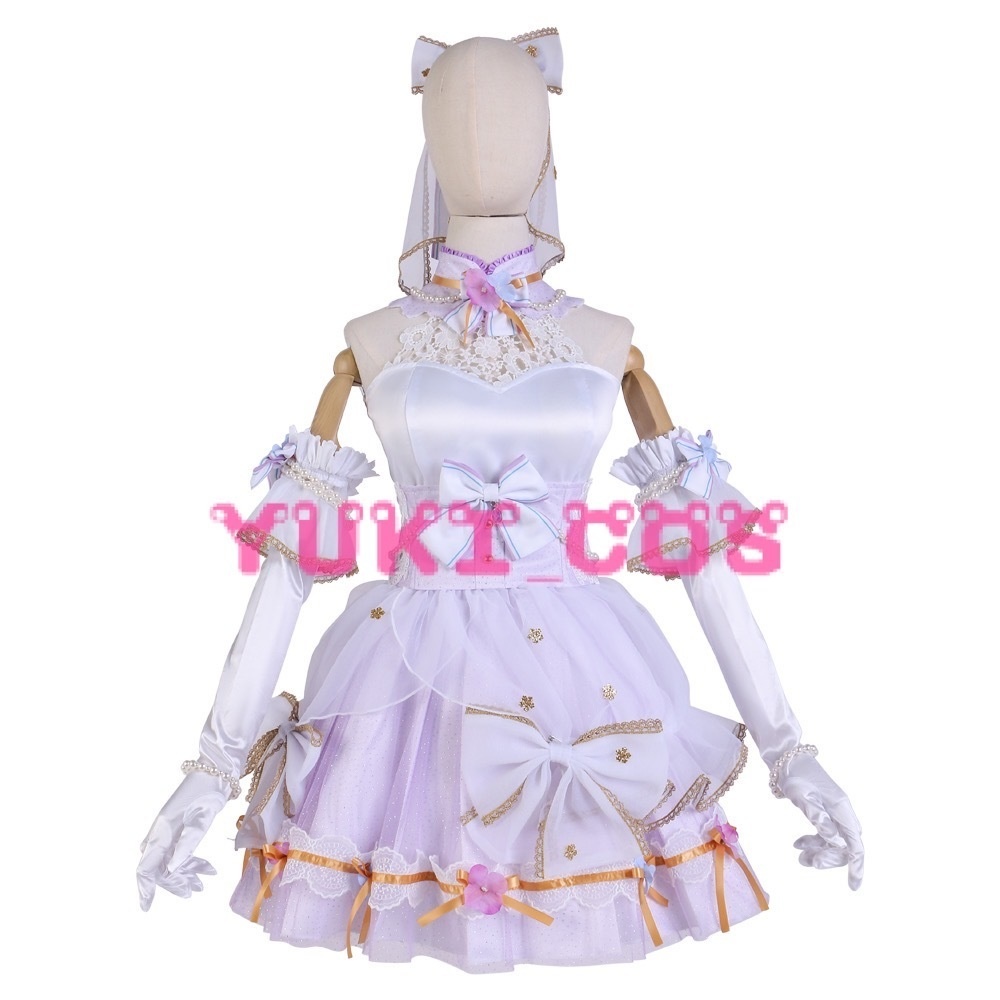 ラブライブ！スクフェス　ジューンブライド編　葉月恋UR コスプレ衣装