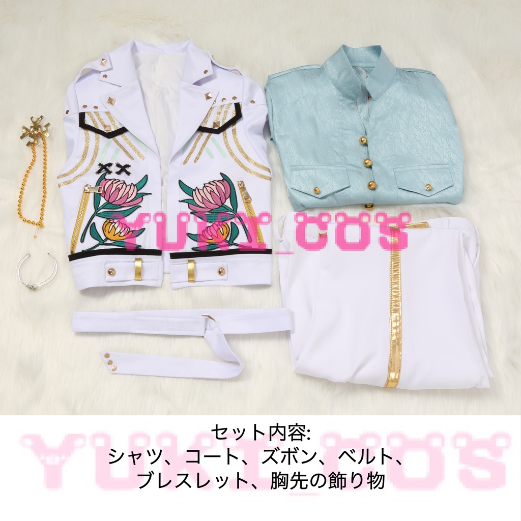 あんスタMusic 祝辞*爪弾くブライドライト 祝福のブライド 羽風薫 コスプレ衣装 送料無料