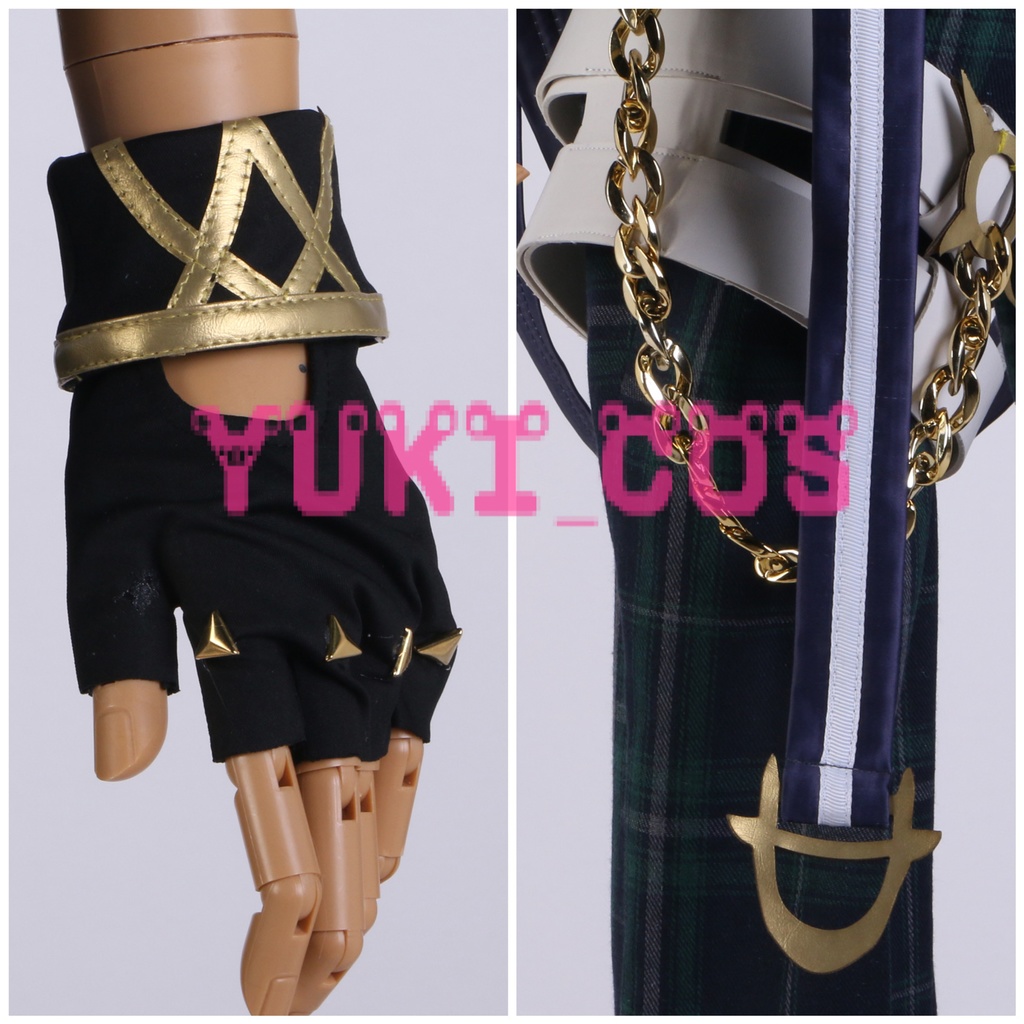 Vtuber XSOLEIL エクソレイ Doppio Dropscythe ドッピオ ドロップサイト コスプレ衣装 送料無料