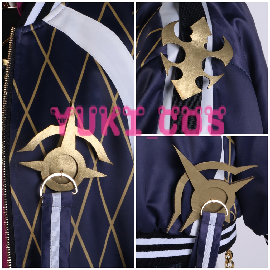 Vtuber XSOLEIL エクソレイ Doppio Dropscythe ドッピオ ドロップサイト コスプレ衣装 送料無料