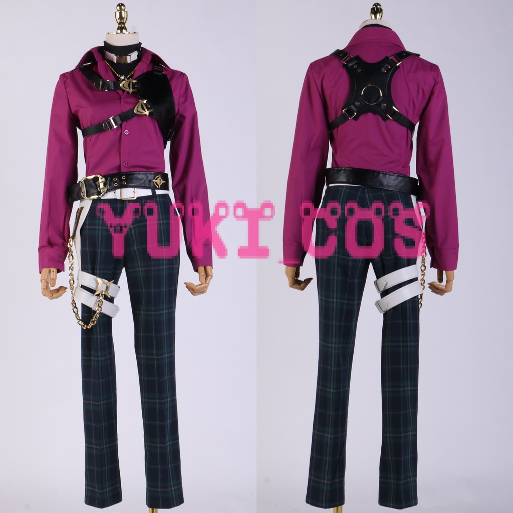 Vtuber XSOLEIL エクソレイ Doppio Dropscythe ドッピオ ドロップサイト コスプレ衣装 送料無料