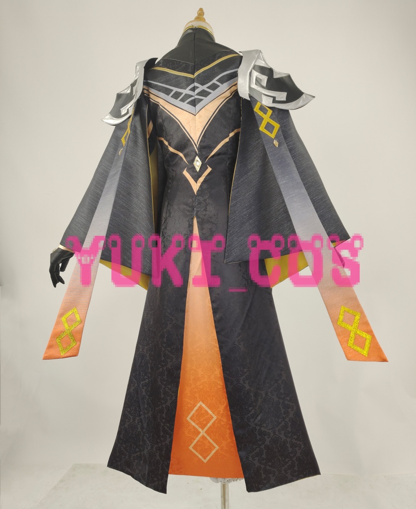 原神 鍾離 岩神モラクス がんしんもらくす 契約の神 岩王帝君 コスプレ衣装