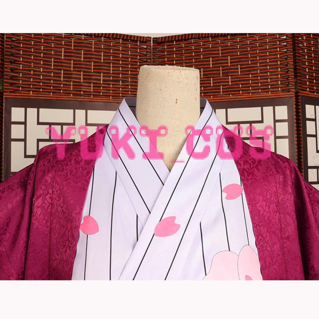 鬼滅之刃 鍛刀村篇 甘露寺蜜璃 浴衣 コスプレ衣装 送料無料