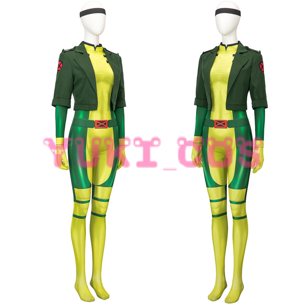 X-MEN'97 エックスメンきゅうじゅうなな Rogue Anna Marie コスプレ衣装 送料無料