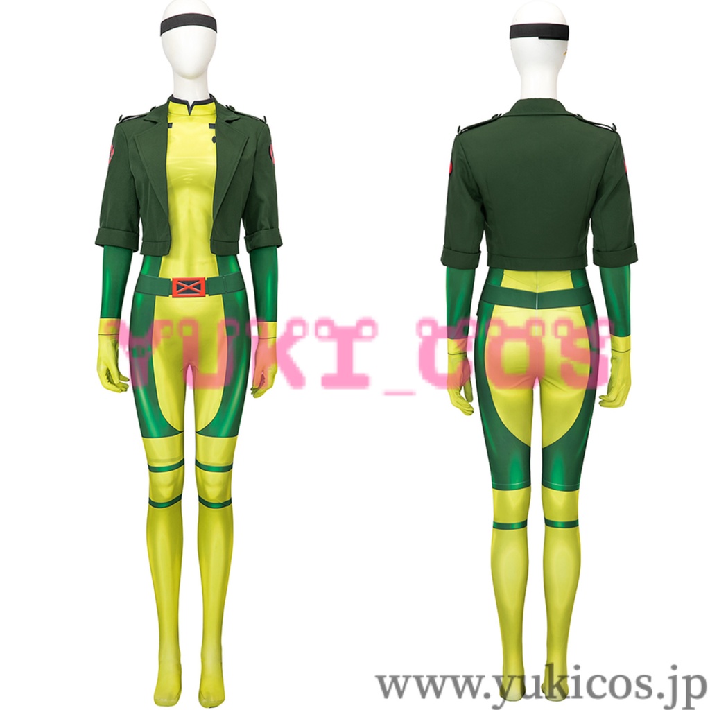 X-MEN'97 エックスメンきゅうじゅうなな Rogue Anna Marie コスプレ衣装 送料無料