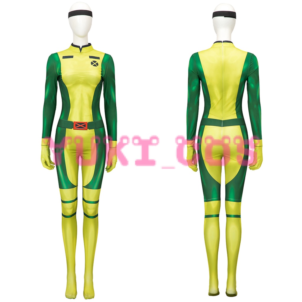 X-MEN'97 エックスメンきゅうじゅうなな Rogue Anna Marie コスプレ衣装 送料無料