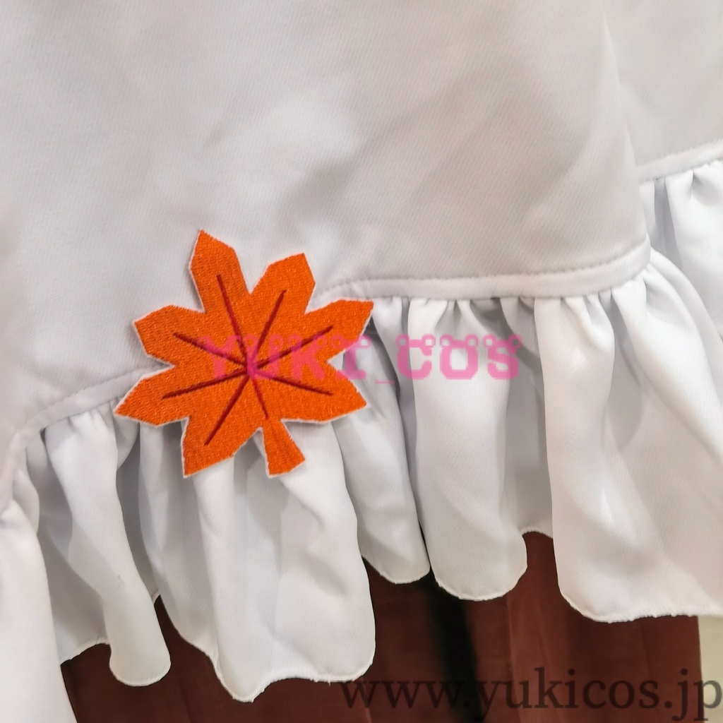 プロジェクトセカイ プロセカ 落葉舞うティールームでガチャ 夕景、秋風に吹かれて 日野森志歩 ライブ衣装 ゆかし紅葉の衣 コスプレ衣装 送料無料