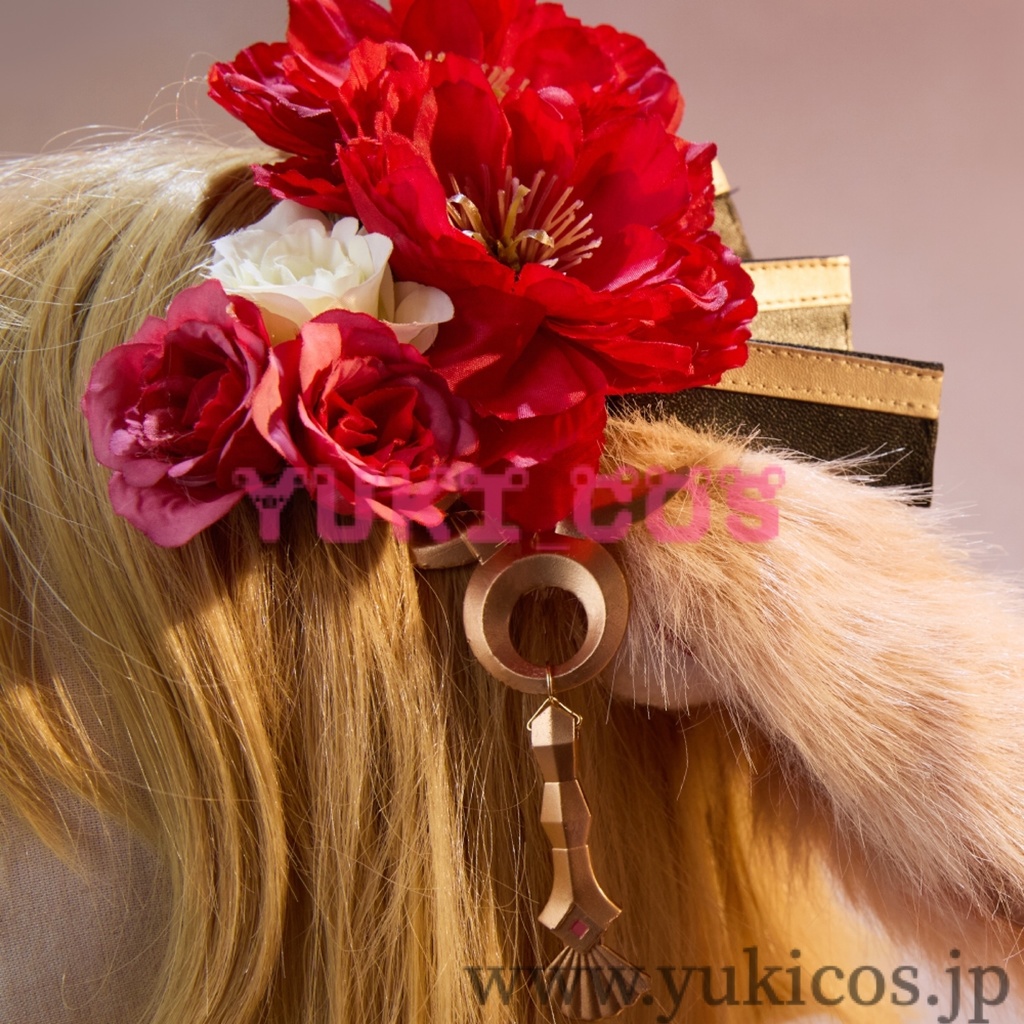 縁結びの妖狐ちゃん 塗山紅紅 トサン・ココ 金羽華裳 コスプレ衣装 送料無料