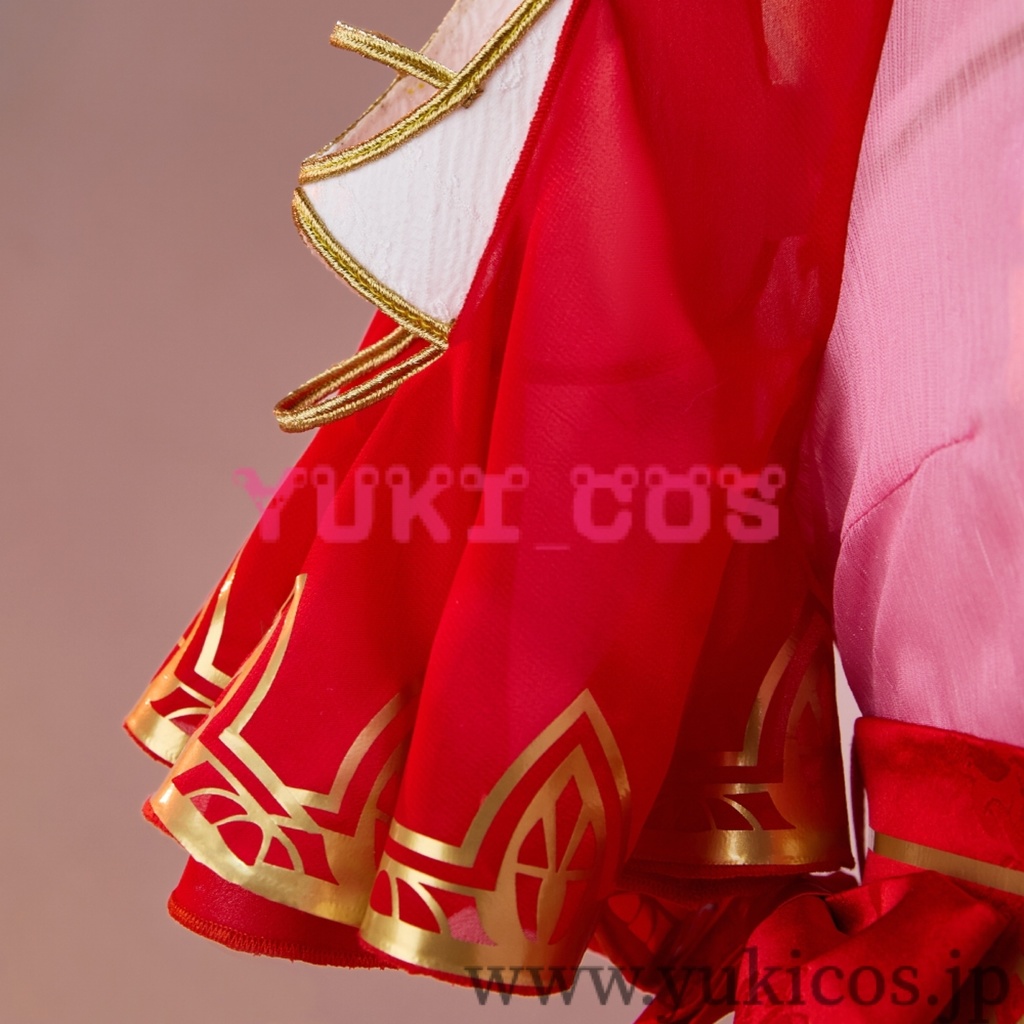 縁結びの妖狐ちゃん 塗山紅紅 トサン・ココ 金羽華裳 コスプレ衣装 送料無料