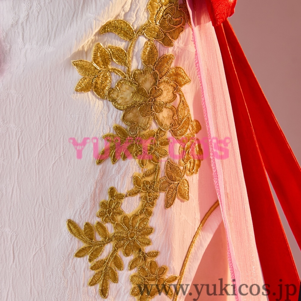 縁結びの妖狐ちゃん 塗山紅紅 トサン・ココ 金羽華裳 コスプレ衣装 送料無料