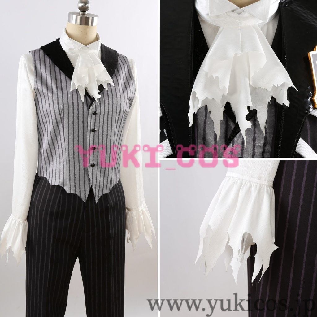 ツイステッドワンダーランド ツイステ Lost in the Book with Tim Burton's The Nightmare Before Christmas 始まりのハロウィン ナイトメアハロウィン2024 Skully J Graves スカリー・J・グレイブス スカリー Skully  コスプレ衣装 送料無料