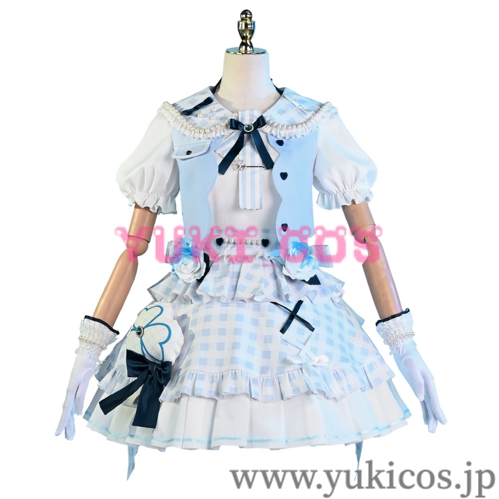 プロジェクトセカイ プロセカ MORE MORE JUMP! MMJ 4th Anniversary プレミアムプレゼントガチャ Sweet & Rose 桐谷遥 コスプレ衣装 送料無料