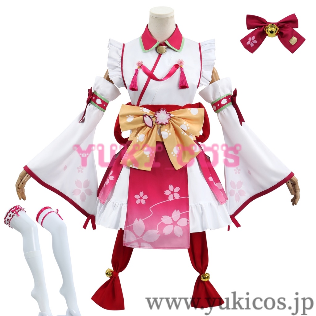 Vtuber ホロライブ Sakura Miko さくらみこ コスプレ衣装 送料無料