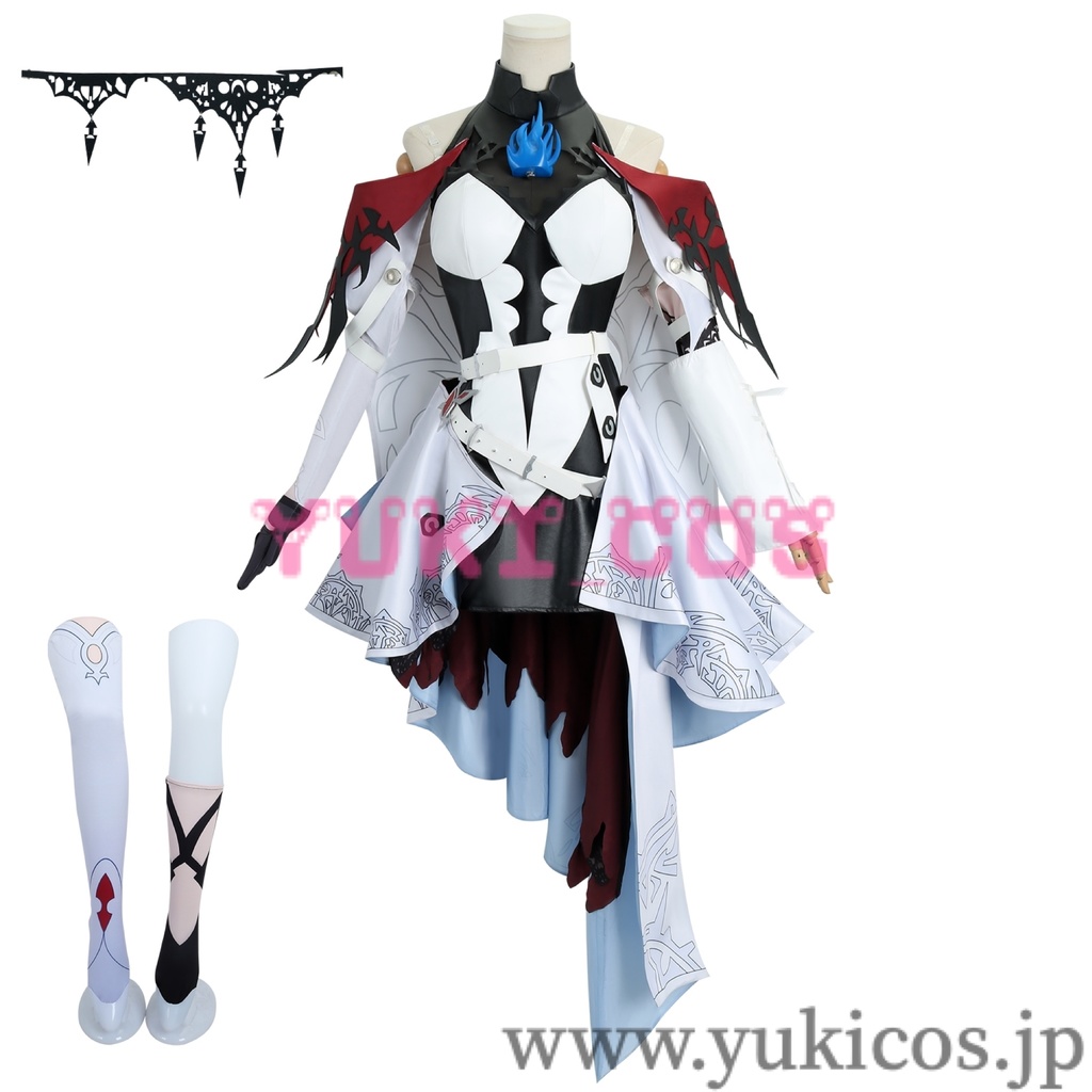 Vtuber ホロライブ Elizabeth Rose Bloodflame エリザベス・ローズ・ブラッドフレイム コスプレ衣装 送料無料