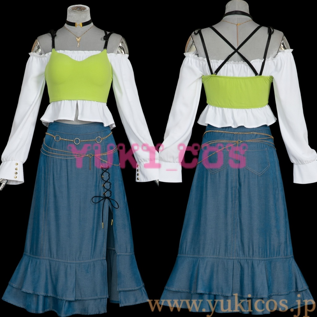 プロジェクトセカイ プロセカ ブルームフェスティバルガチャ かけがえのない人達 白石杏 Livelylady Dress コスプレ衣装 送料無料