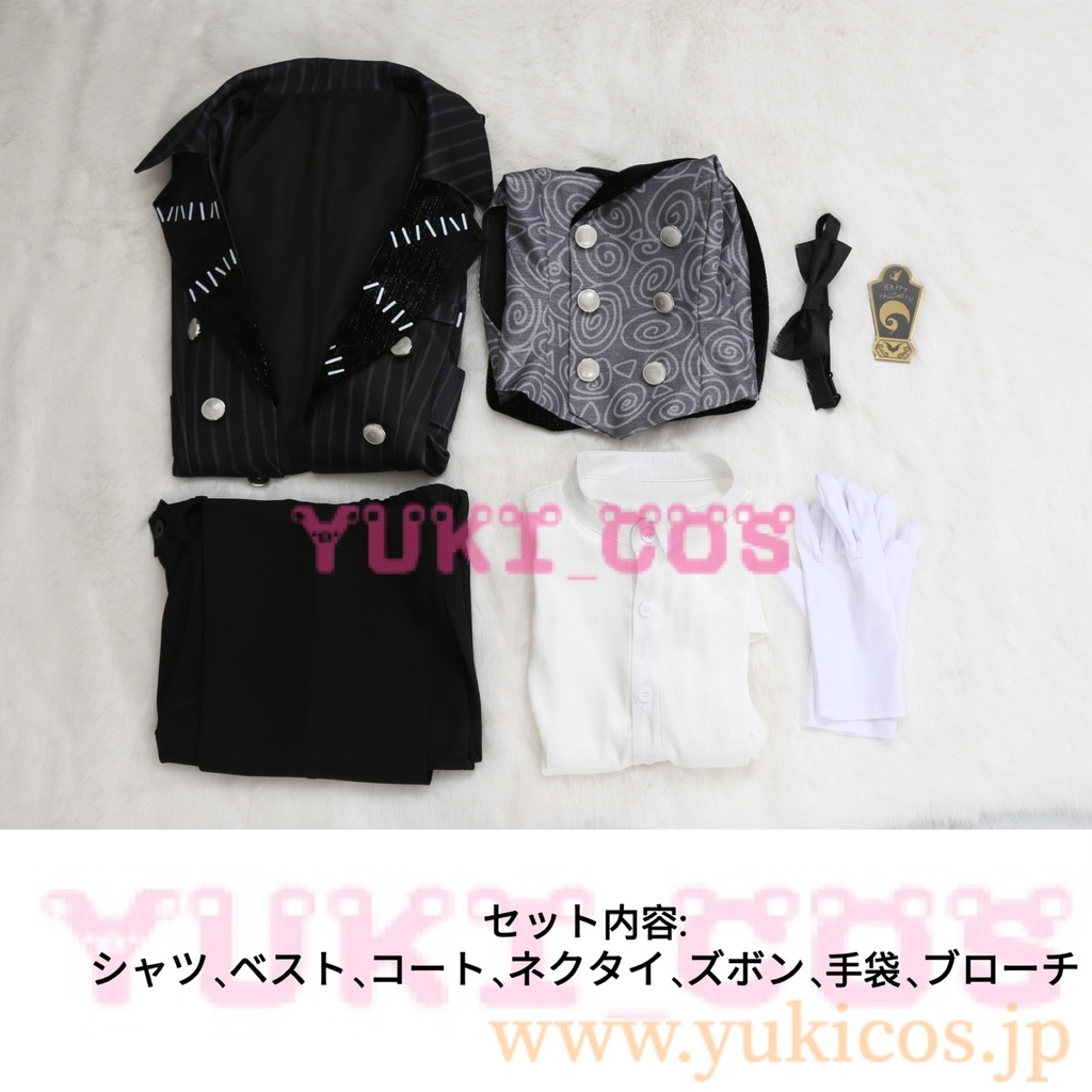 ツイステッドワンダーランド ツイステ Lost in the Book with Tim Burton's The Nightmare Before Christmas 始まりのハロウィン ナイトメアハロウィン2024 イデア Idia コスプレ衣装 送料無料