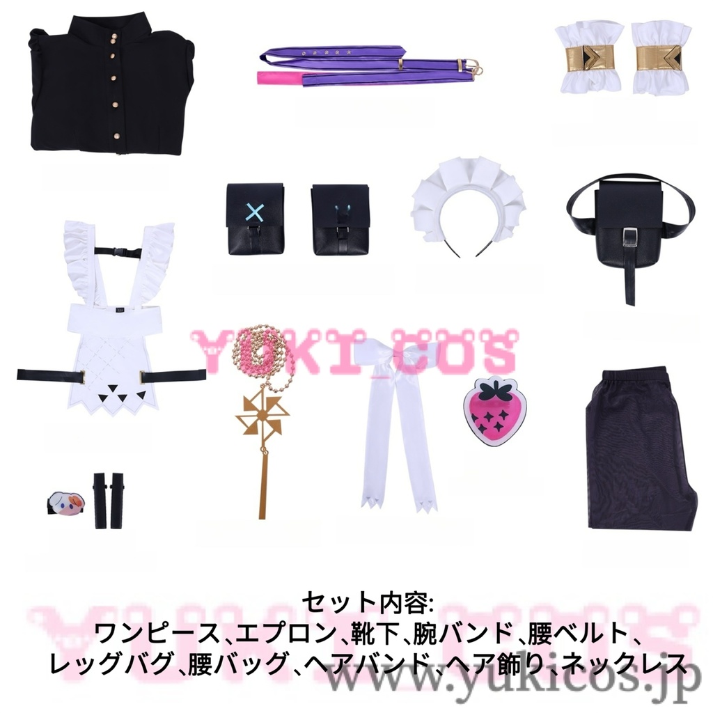 Vtuber にじさんじ 風楽奏斗 女体化 カナちゃん メイド服 コスプレ衣装 送料無料