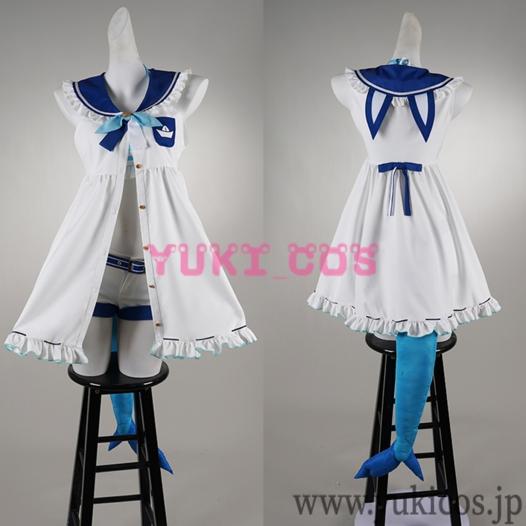 Vtuber ホロライブEN Sameko Saba さめこさば コスプレ衣装 送料無料