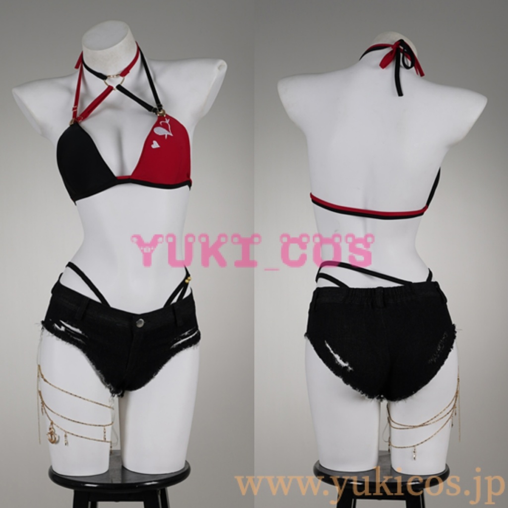 Vtuber ホロライブ ホロナツパラダイス 海の家の可愛いウェイトレスさん! 宝鐘マリン コスプレ衣装 送料無料