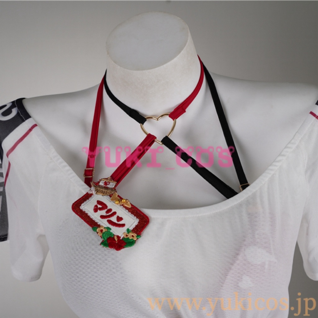 Vtuber ホロライブ ホロナツパラダイス 海の家の可愛いウェイトレスさん! 宝鐘マリン コスプレ衣装 送料無料