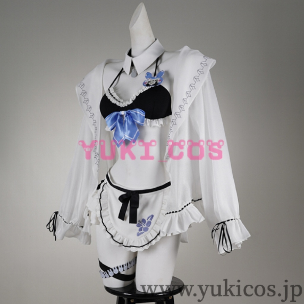 Vtuber ホロライブ ホロナツパラダイス 海の家の可愛いウェイトレスさん! 兎田ぺこら コスプレ衣装 送料無料