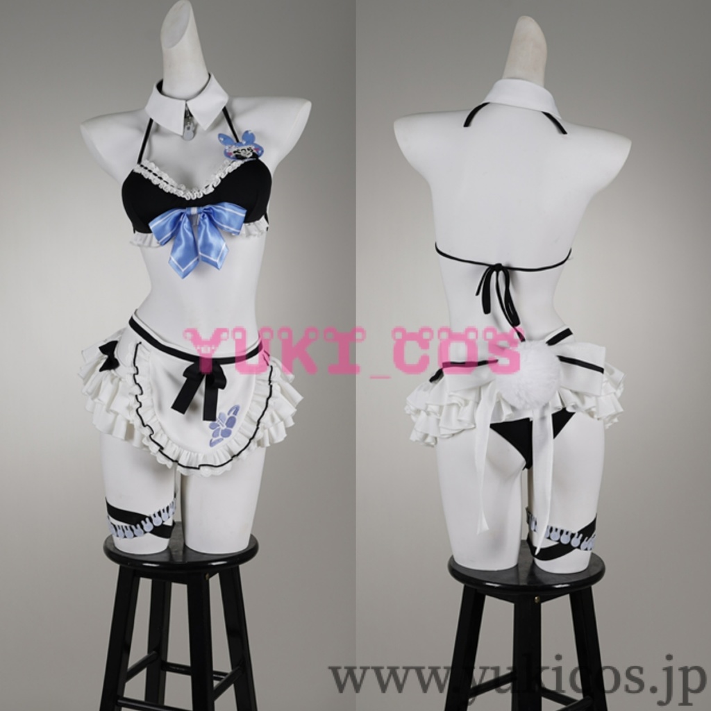 Vtuber ホロライブ ホロナツパラダイス 海の家の可愛いウェイトレスさん! 兎田ぺこら コスプレ衣装 送料無料