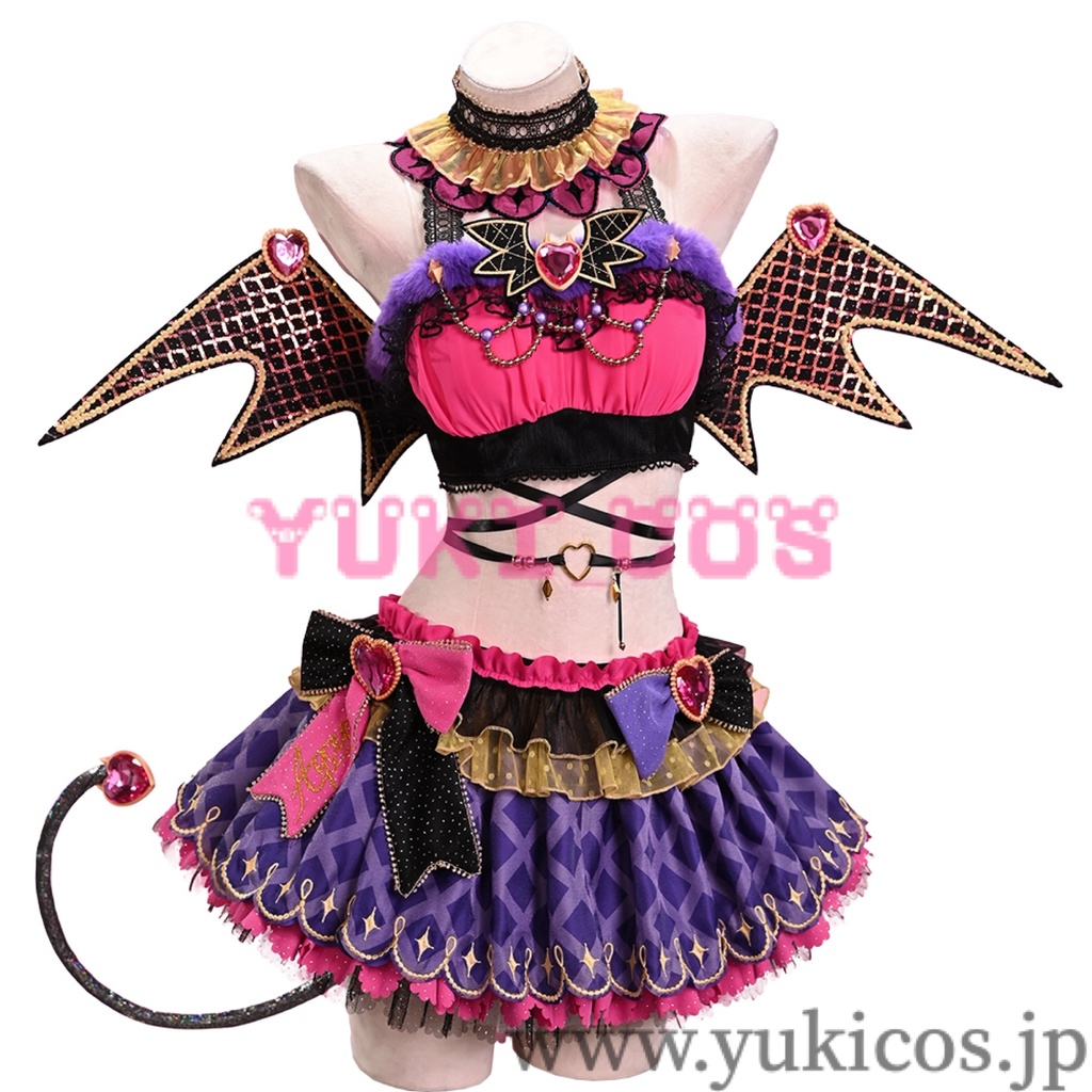 ラブライブ!　スクールアイドルフェスティバル　Aqours　小悪魔　小原鞠莉 　コスプレ衣装　送料無料