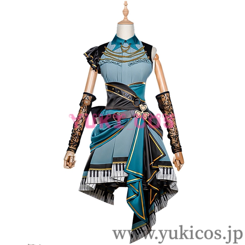 プロジェクトセカイ　プロセカ　Darkness Festaガチャ　おまんじゅうでリラックス　日野森雫　ファシネイティング・アイドル　コスプレ衣装　送料無料