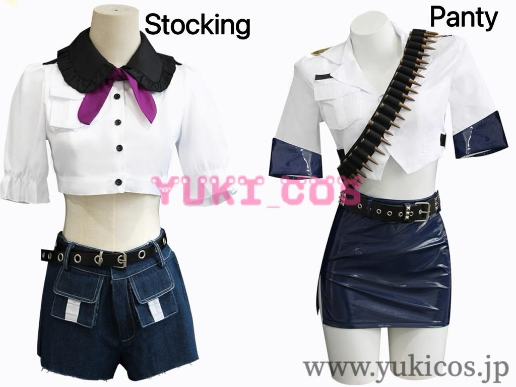 New Panty & Stocking with Garterbelt　パンティ&ストッキングwithガーターベルト　パンスト　ストッキング　パンティ　Zombie cop　コスプレ衣装　送料無料
