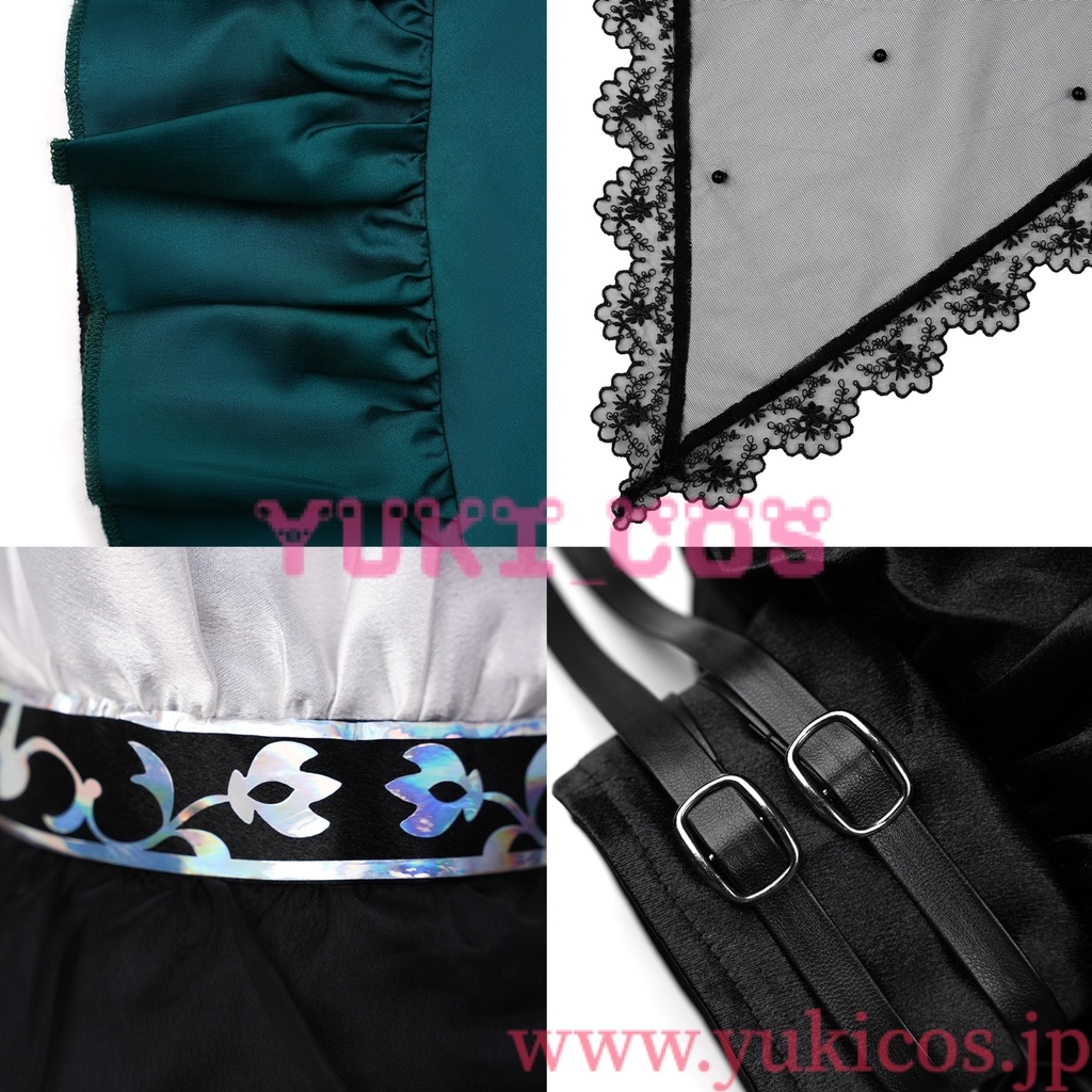 アークナイツ Ave Mujicaコラボ 若葉睦 Marionette's Id コスプレ衣装 送料無料