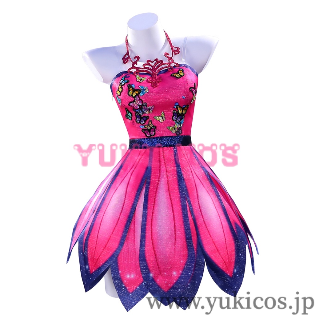 Barbie: Mariposa and Her Butterfly Fairy Friends バービーマリポサとフェアリープリンセス マリポサ Mariposa コスプレ衣装 送料無料